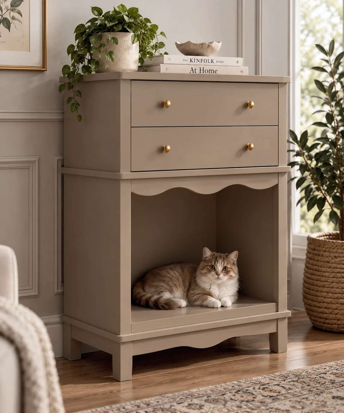 Kedi Evi & Çekmeceli Komodin — Pet Collection