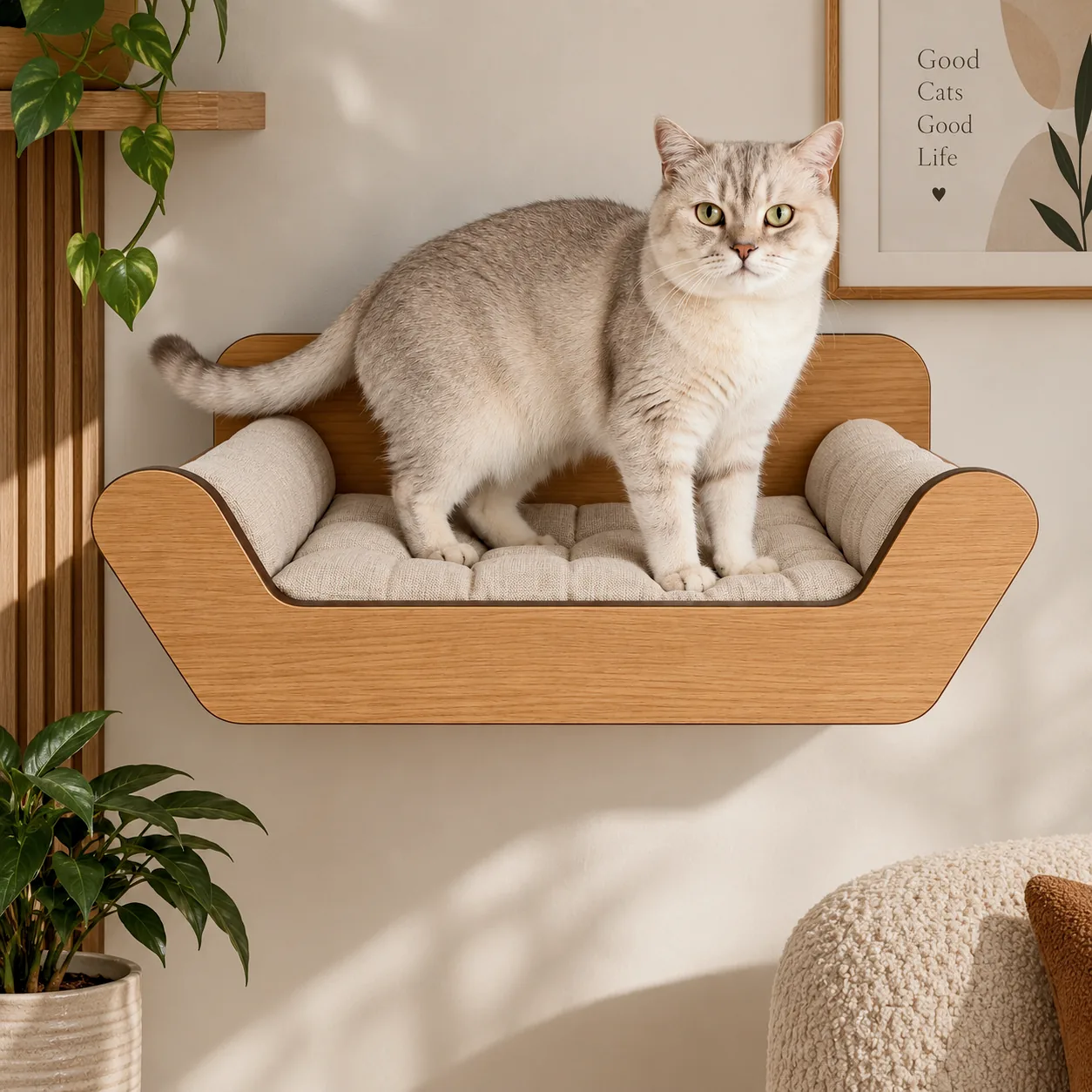 Duvar Tipi Kedi Yatağı