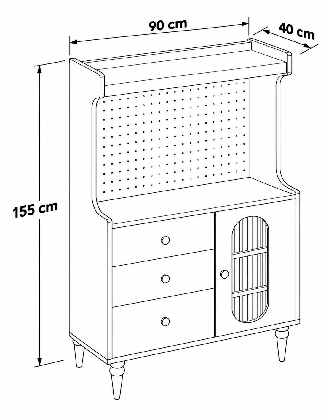 Çok Amaçlı Kahve Dolabı — Oblavion Wood
