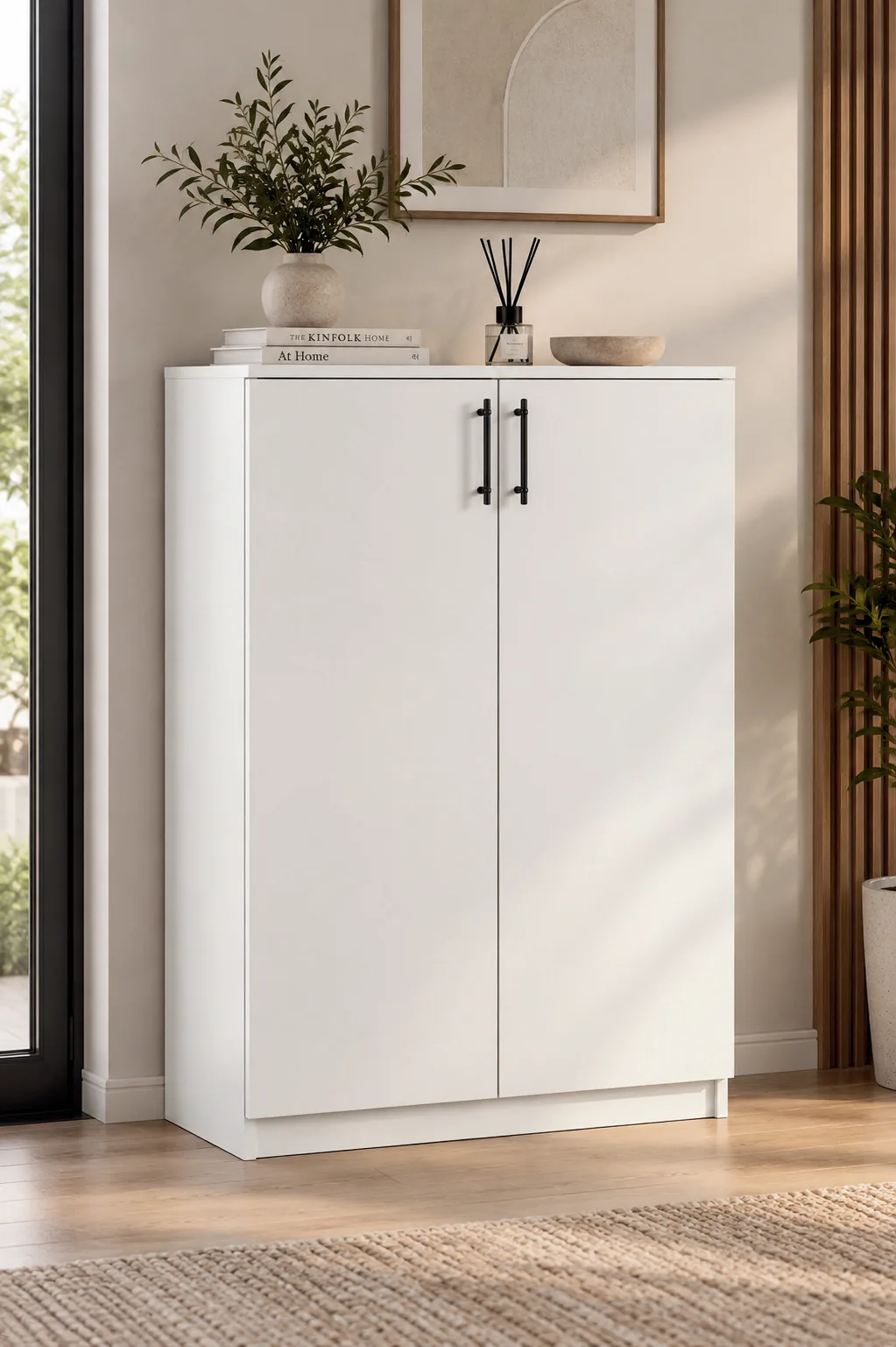 Çok Amaçlı Dekoratif Ayakkabı Dolabı — Oblavion Wood