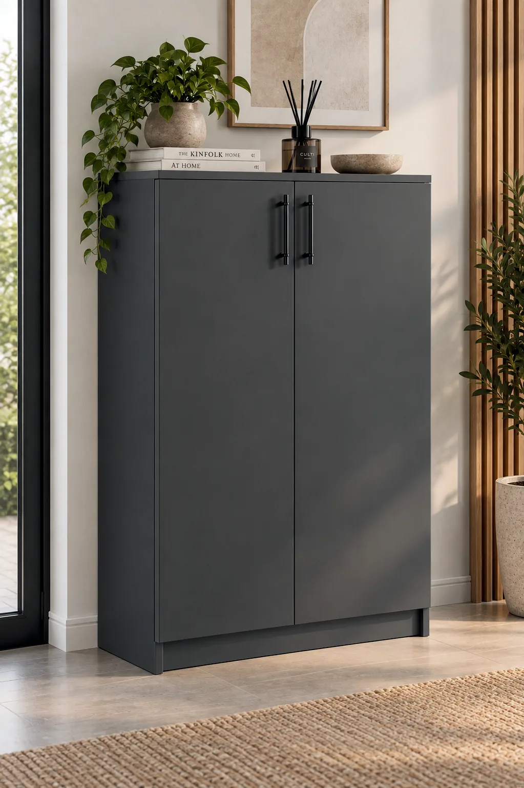 Çok Amaçlı Dekoratif Ayakkabı Dolabı — Oblavion Wood