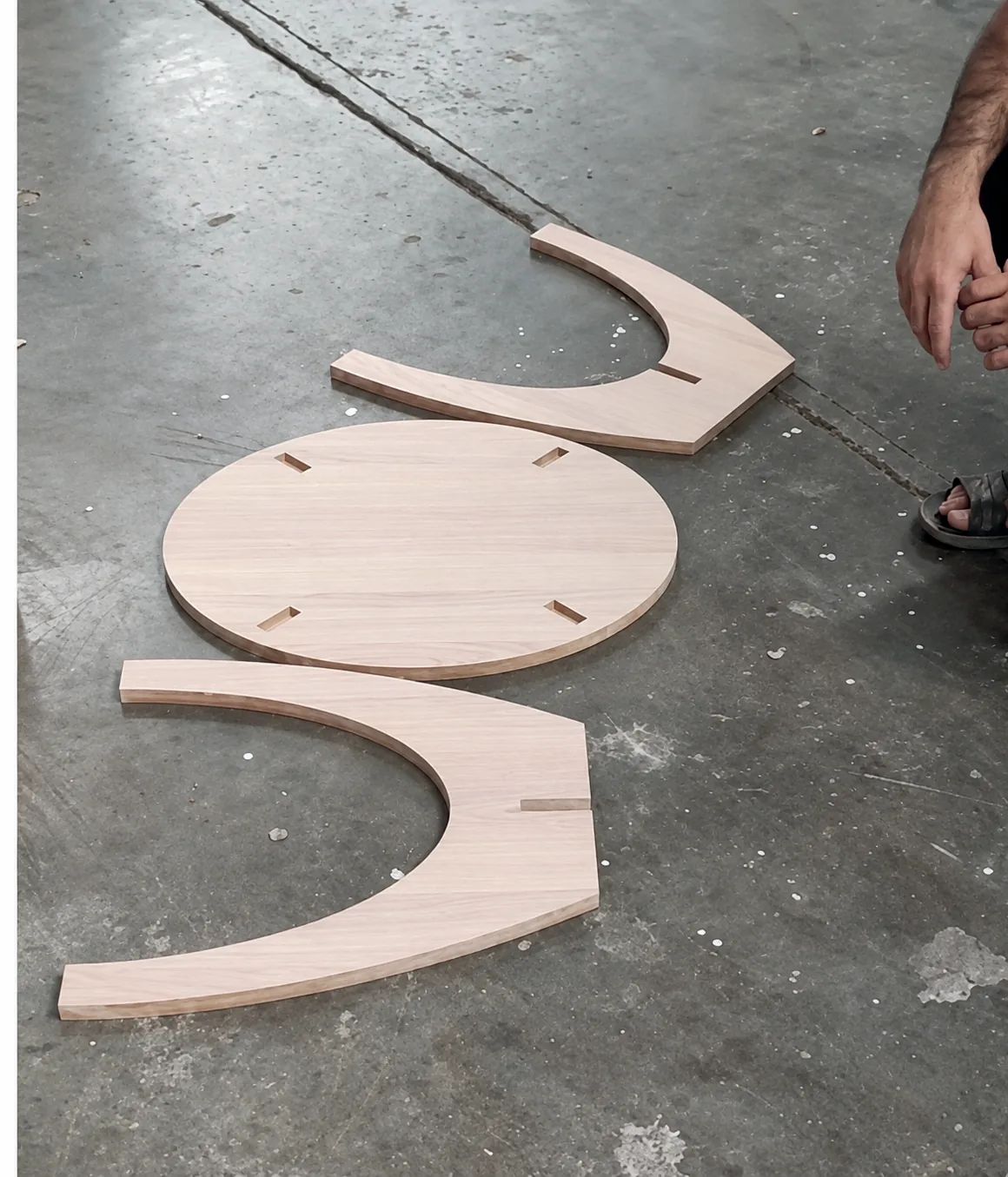 Geçmeli Tasarım Orta Sehpa — Oblavion Wood