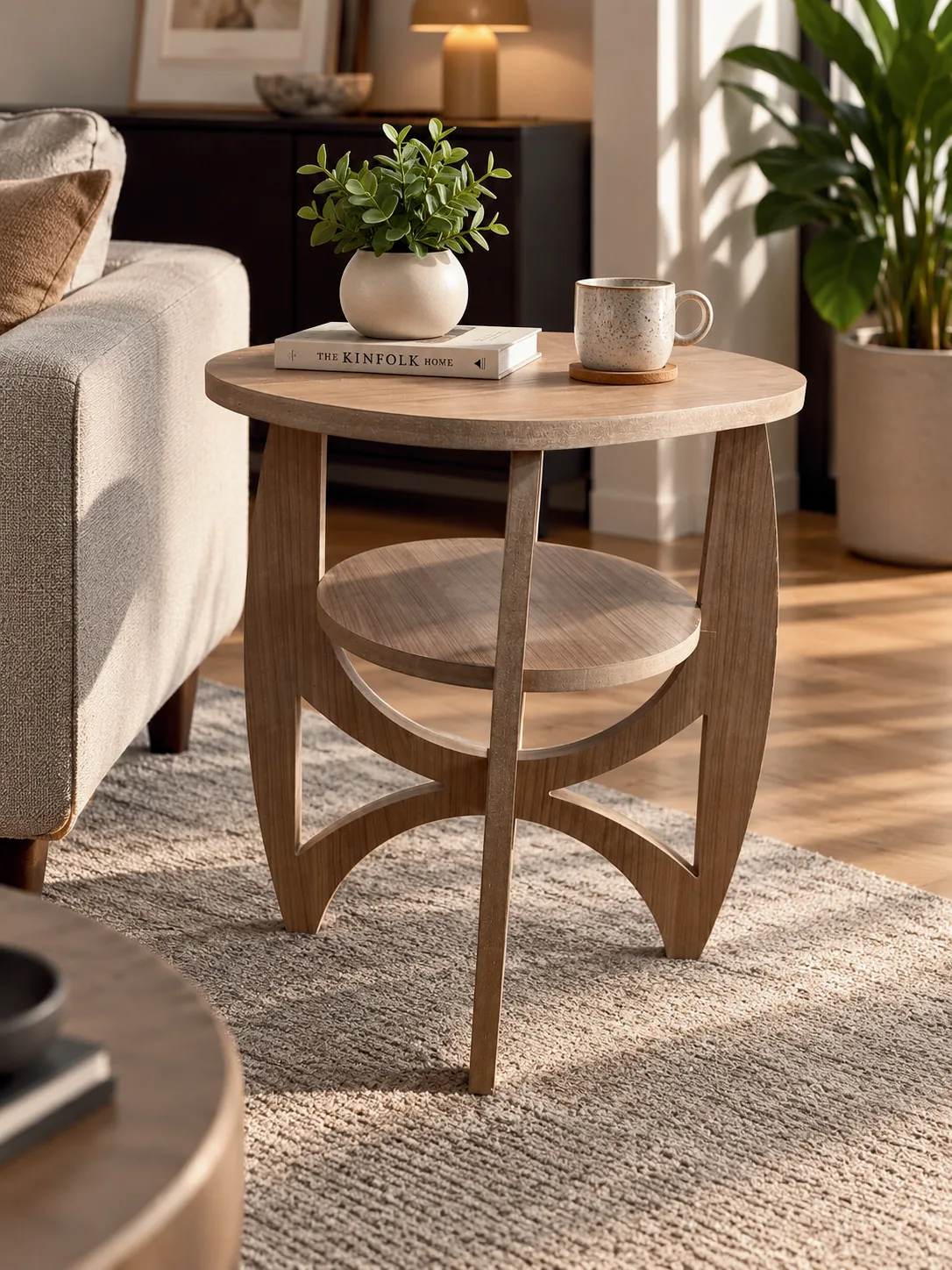 Vidasız Çok Amaçlı Raf & Konsol — Oblavion Wood