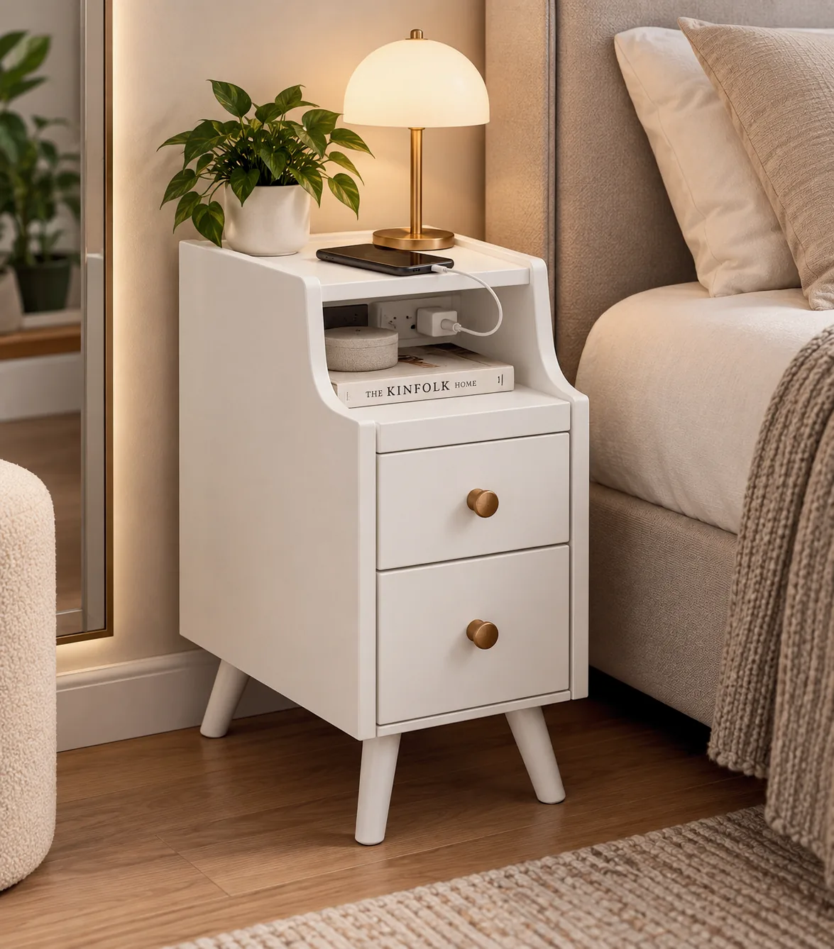 Dar Alanlara Akıllı Çözüm: 2 Çekmeceli Komodin — Oblavion Wood