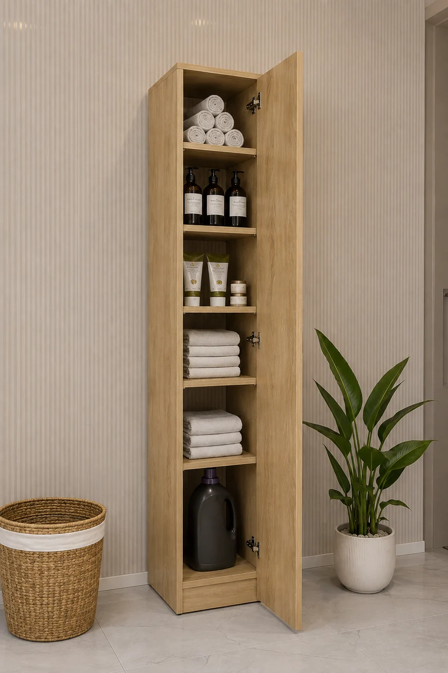 Çok Amaçlı Banyo & Düzenleme Dolabı — Oblavion Wood